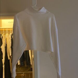 ALO Yoga White Turtleneck Sweater